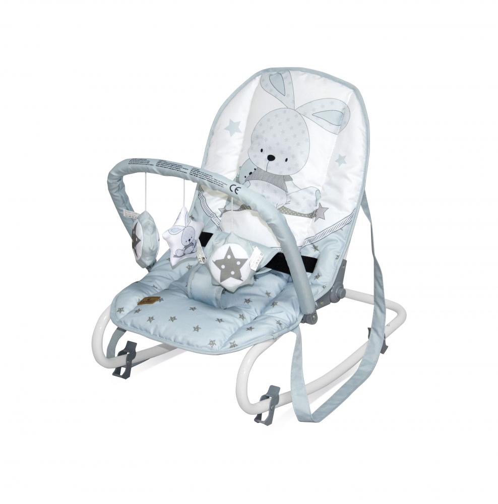 Fotoliu balansoar top relax blue bunny
