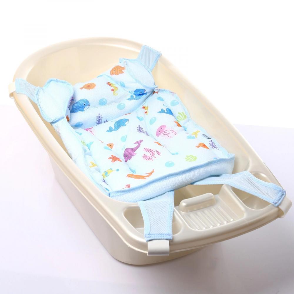 Hamac din spuma pentru cadita Ocean Baby Bath Blue - 2 | YEO