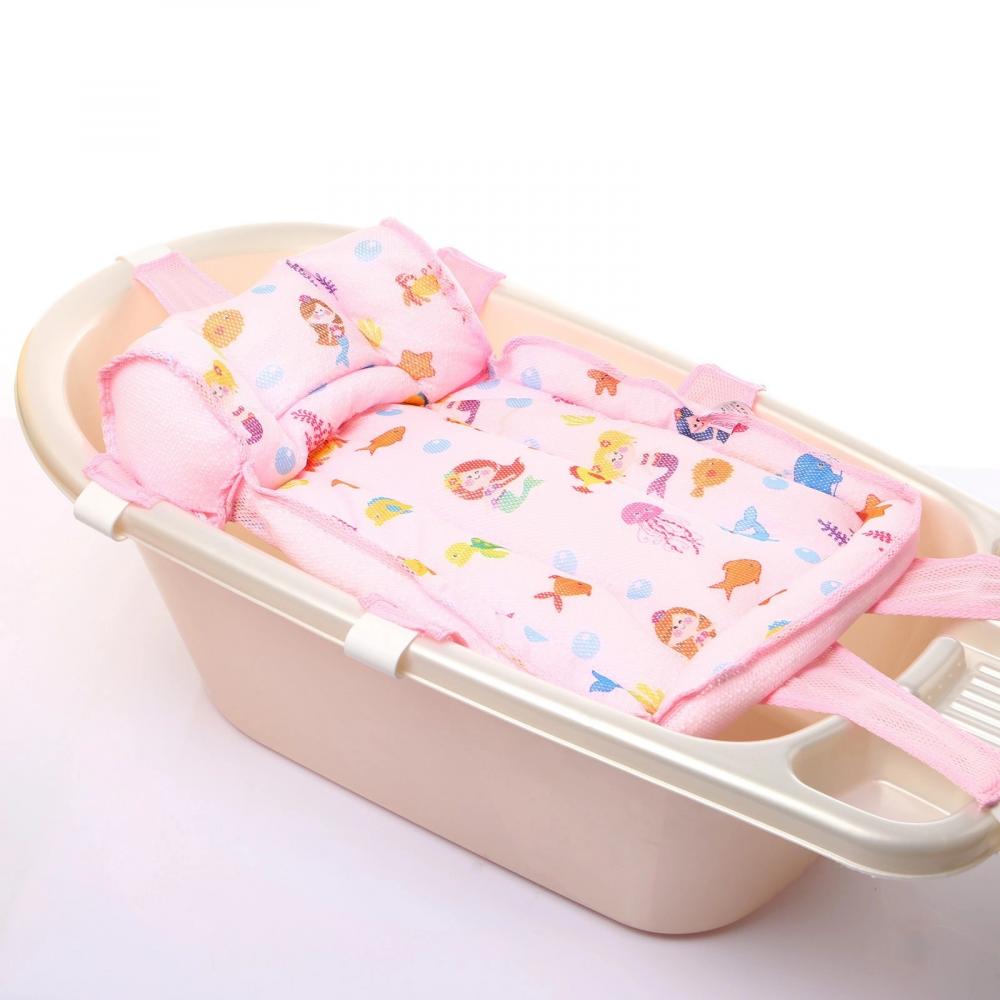 Hamac din spuma pentru cadita Ocean Baby Bath Pink - 1 | YEO