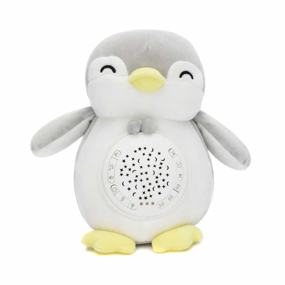 Lampa stelara muzicala din plus pinguin cu 12 melodii fillikid