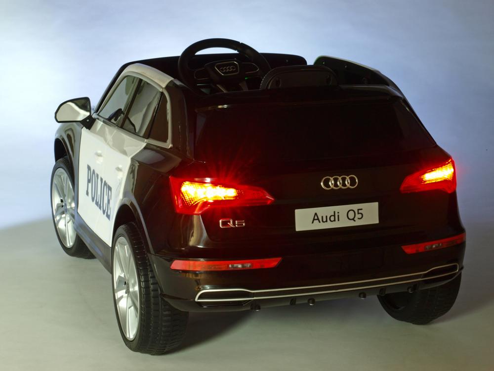 Masinuta electrica Audi Q5 Police cu roti cauciuc - 1