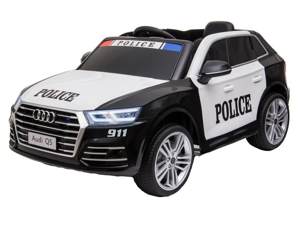 Masinuta electrica Audi Q5 Police cu roti cauciuc - 10