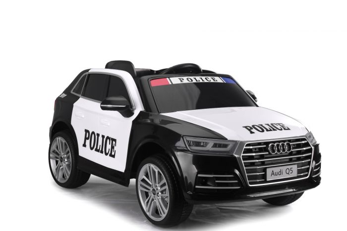 Masinuta electrica Audi Q5 Police cu roti cauciuc - 9