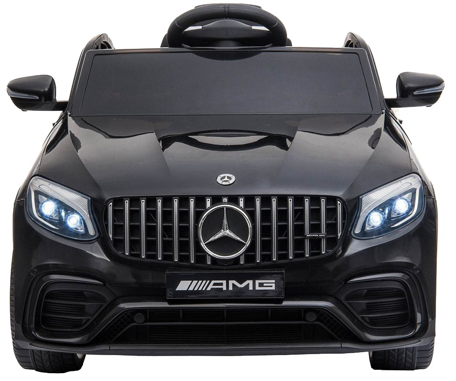 Masinuta electrica Mercedes Benz GLC 63 Negru cu roti din cauciuc - 3
