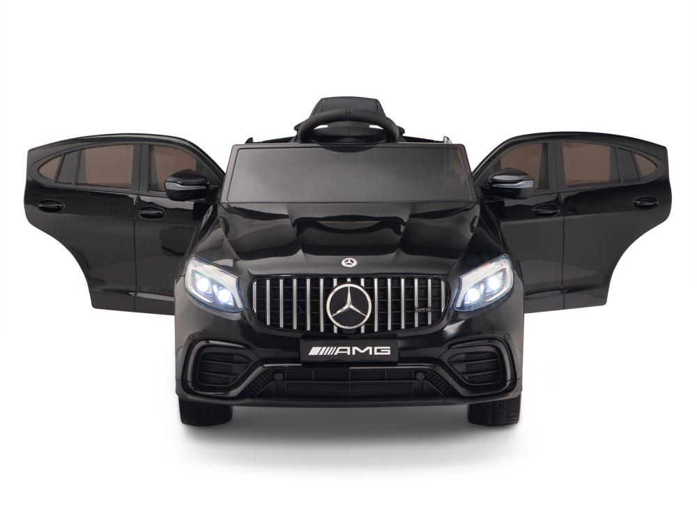 Masinuta electrica Mercedes Benz GLC 63 Negru cu roti din cauciuc - 5