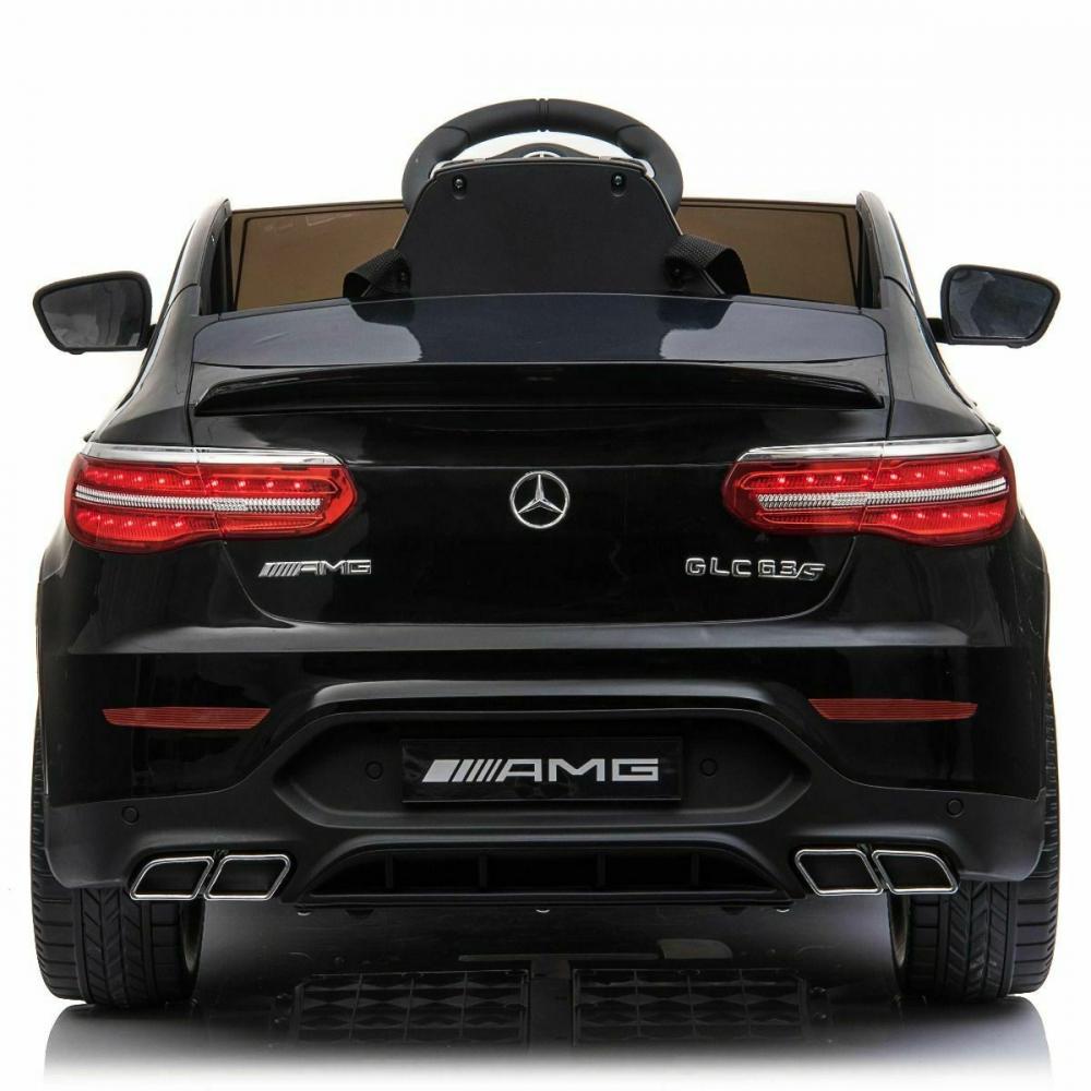 Masinuta electrica Mercedes Benz GLC 63 Negru cu roti din cauciuc - 8
