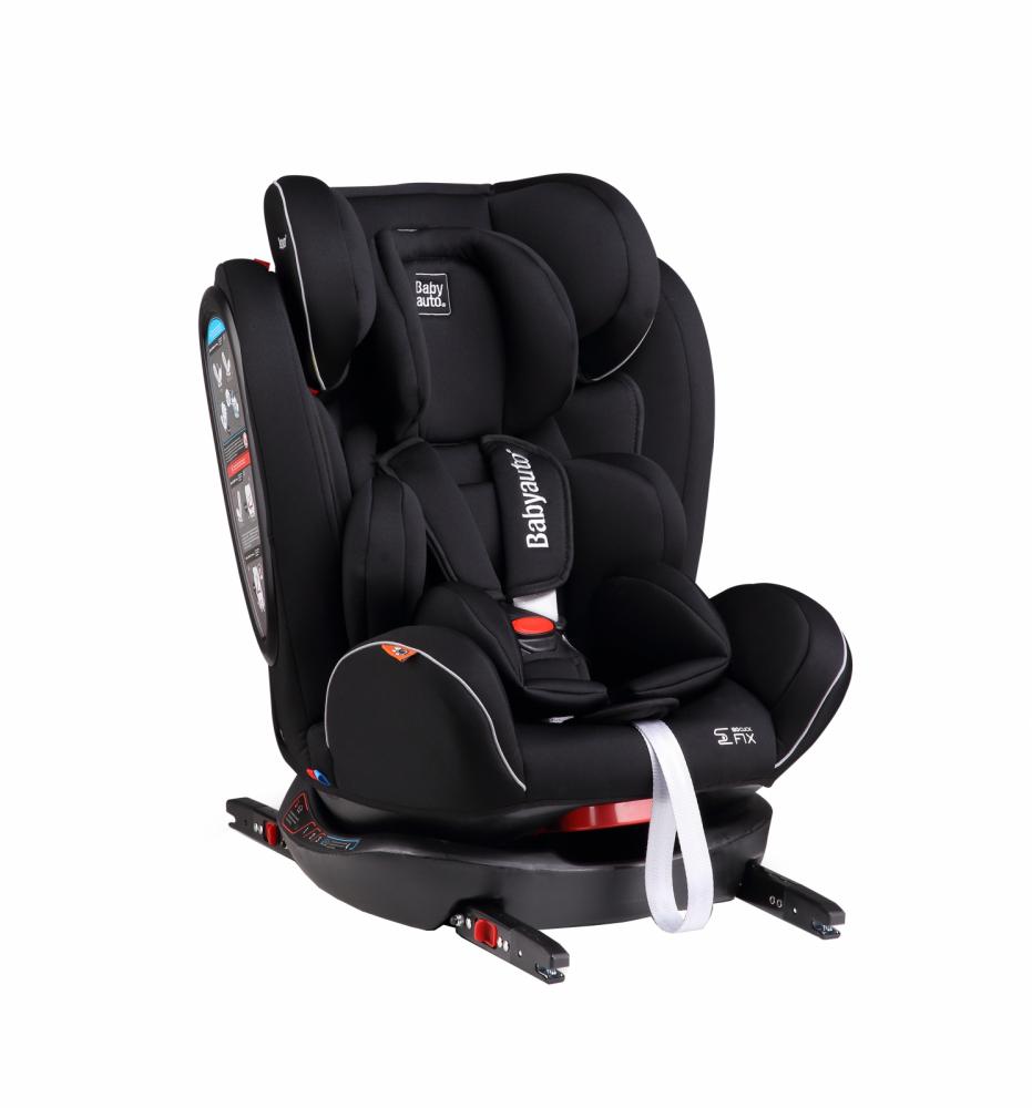 Scaun auto Babyauto Noe fix dual isofix 0-36 kg negru-gri