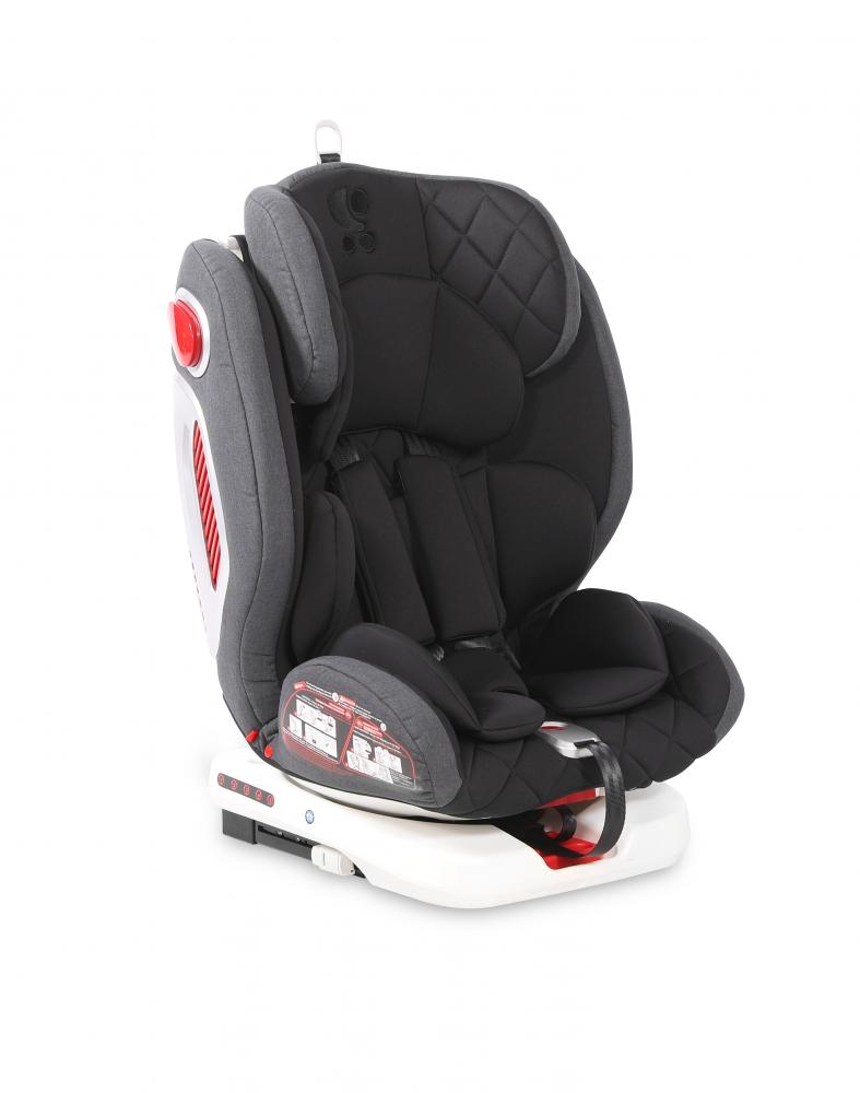 Scaun auto cu isofix rotativ 360 grade 0-36 kg roto black