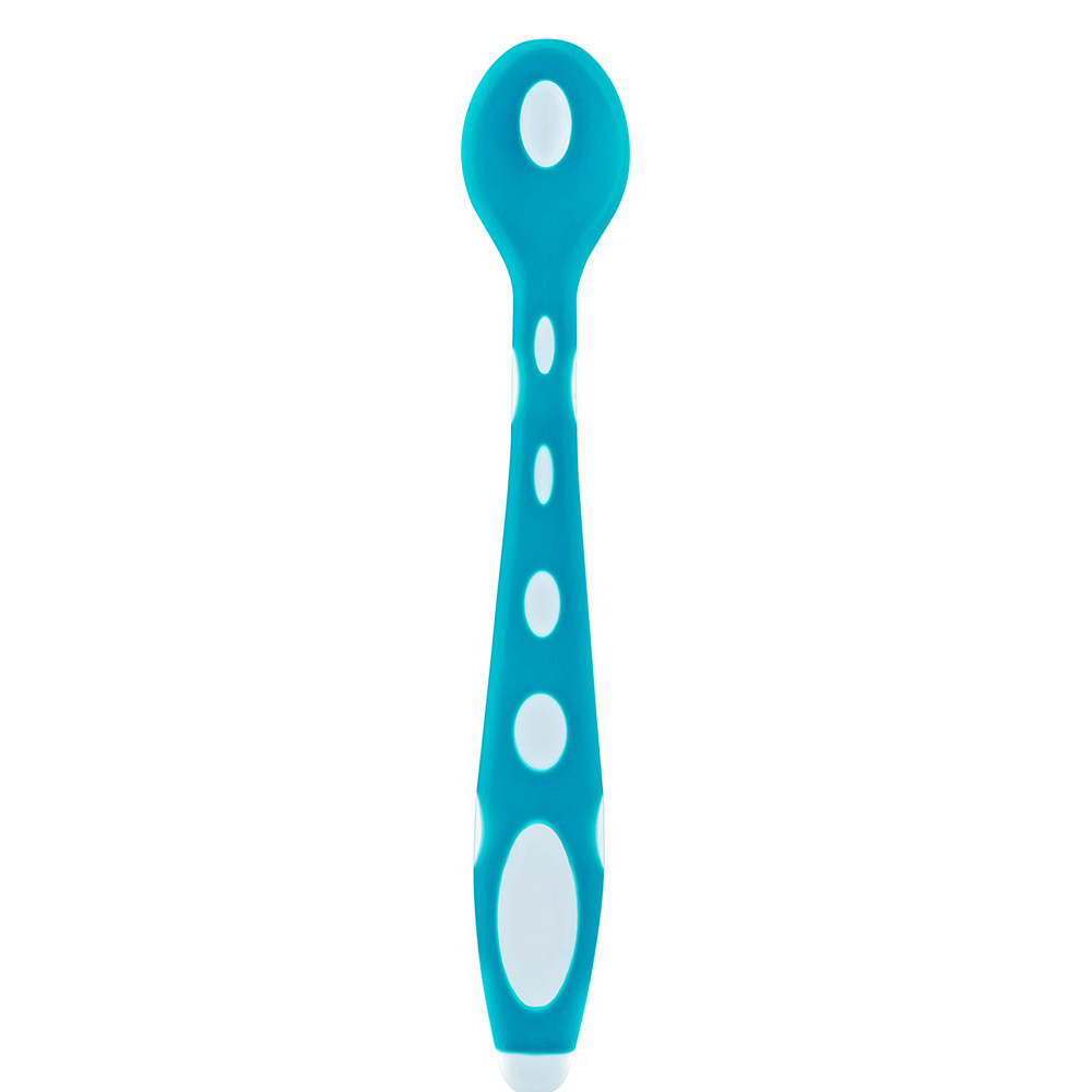 Set 2 lingurite din silicon BabyJem Soft Spoon BlueGreen - 1 | YEO