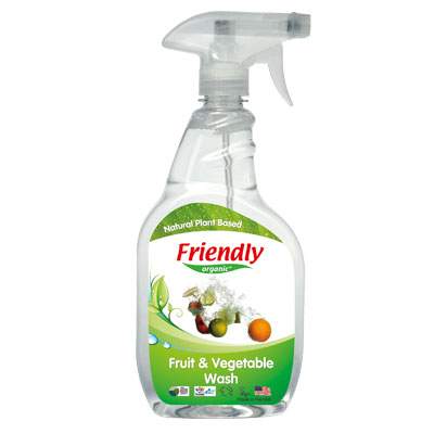 Spray bio pentru splarea fructelor si legumelor 650 ml Friendly Organic 650 imagine noua responsabilitatesociala.ro