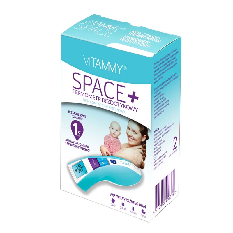 Termometru digital fara contact Vitammy Space tehnologie infrarosu pentru copii si adulti adulti
