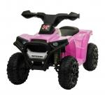 ATV electric cu roti din cauciuc Nichiduta X Racer 6V Pink