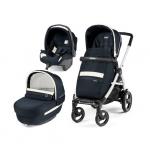 Carucior 3 in 1 Peg Perego Book Plus 51 S Titania White Luxe Prestige