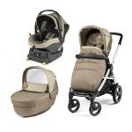 Carucior 3 in 1 Peg Perego Book Plus S Titania i-Size Class Beige