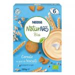 Cereale Nestle NaturNes Bio Cereale cu gust de biscuiti 200g de la 6 luni