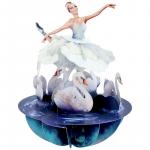 Felicitare 3D Pirouettes Santoro Balet Lacul Lebedelor