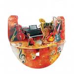 Felicitare 3D PopnRock Instrumente muzicale