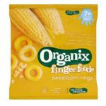 Inele Bio fara gluten cu porumb dulce FingerFoods +7 luni 20 g Organix