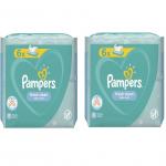 Pachet 2 x Servetele umede Pampers Fresh Clean 6 pachete x 52 312 buc