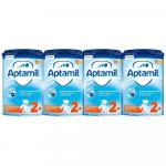 Pachet 4 x Lapte praf Nutricia Aptamil Junior 2+ 800 g 24-36 luni