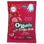 Rondele Bio din orez expandat cu cirese FingerFoods +7 luni 50 g Organix