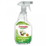 Spray bio pentru splarea fructelor si legumelor 650 ml Friendly Organic