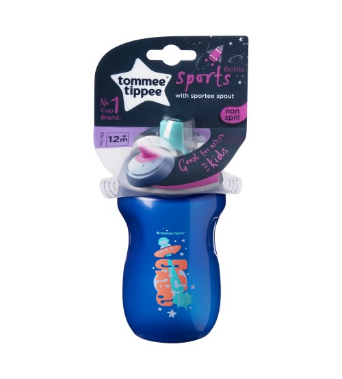 Cana sports onl tommee tippee 300 ml 12 luni+ albastra