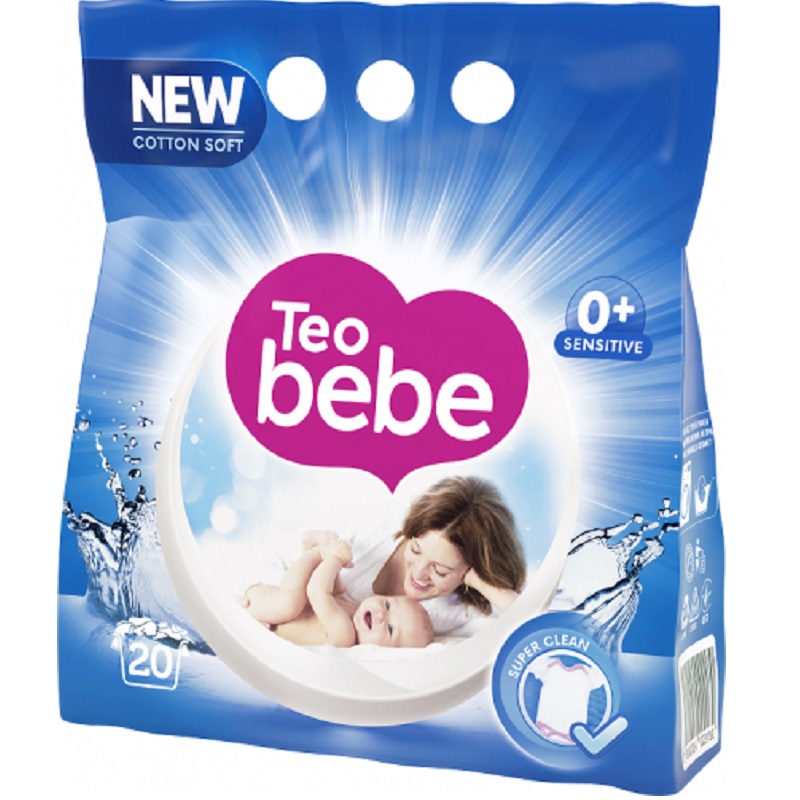 Poze Detergent pudra pentru haine Sensitive 1.5 kg Teo Bebe nichiduta.ro 