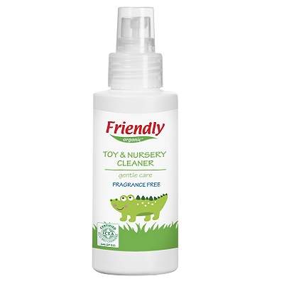 Detergent spray pentru jucarii si suprafete 100ml Friendly Organic Articole Pentru Baie