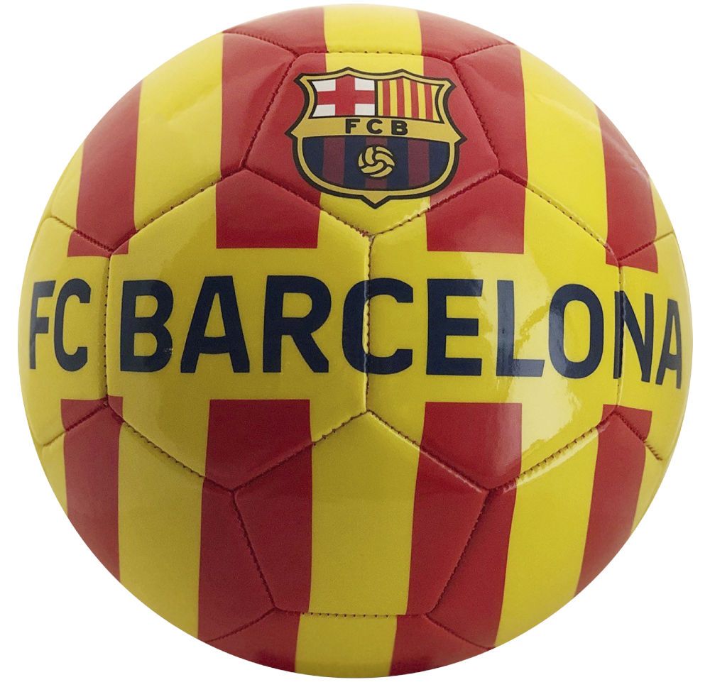 Minge FC Barcelona Catalunya Yellow Red Stripes marimea 5 - 2