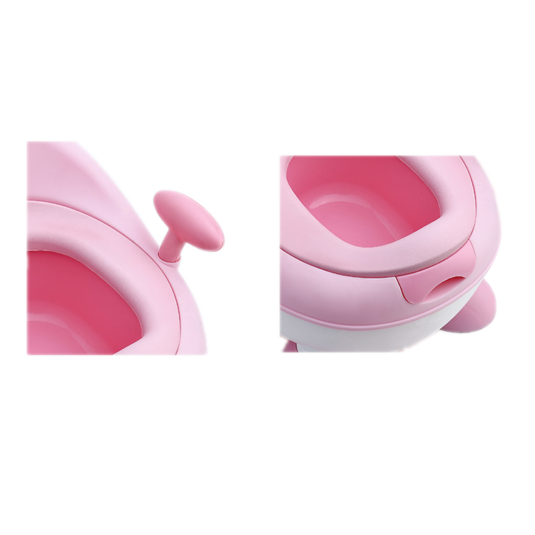 Olita pentru copii cu manere Little Mom Bear Potty Pink - 1 | YEO