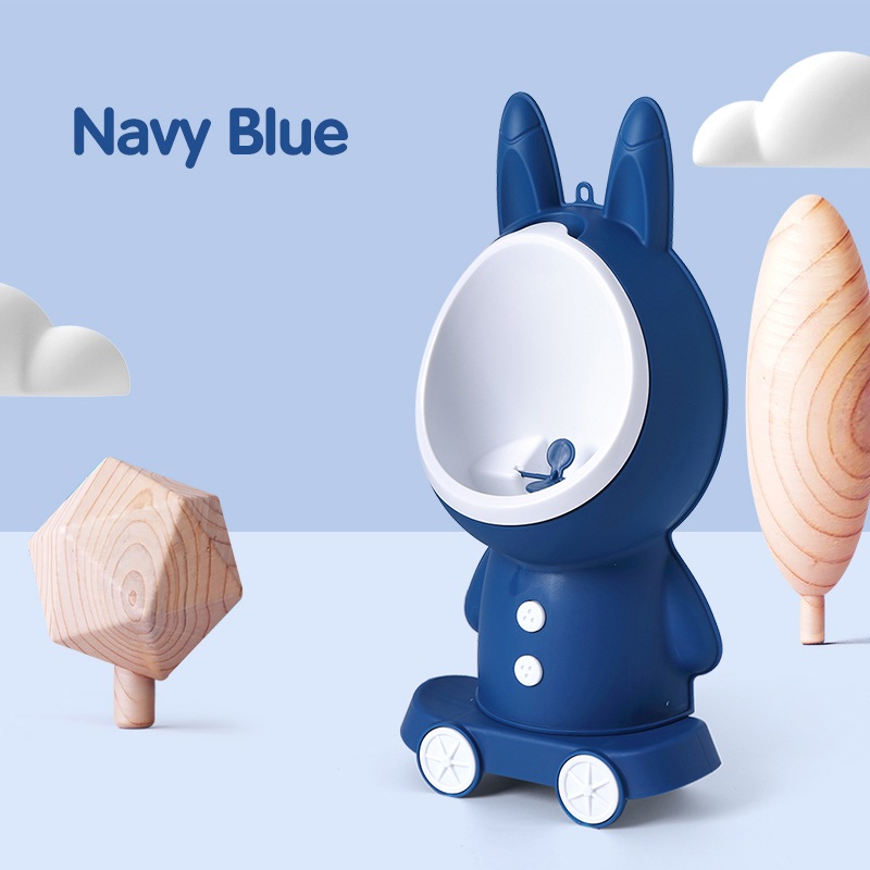 Pisoar baieti Little Mom Bunny Navy - 4 | YEO