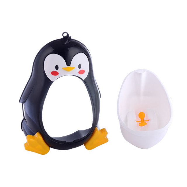sac de box in forma de om Pisoar in forma de pinguin