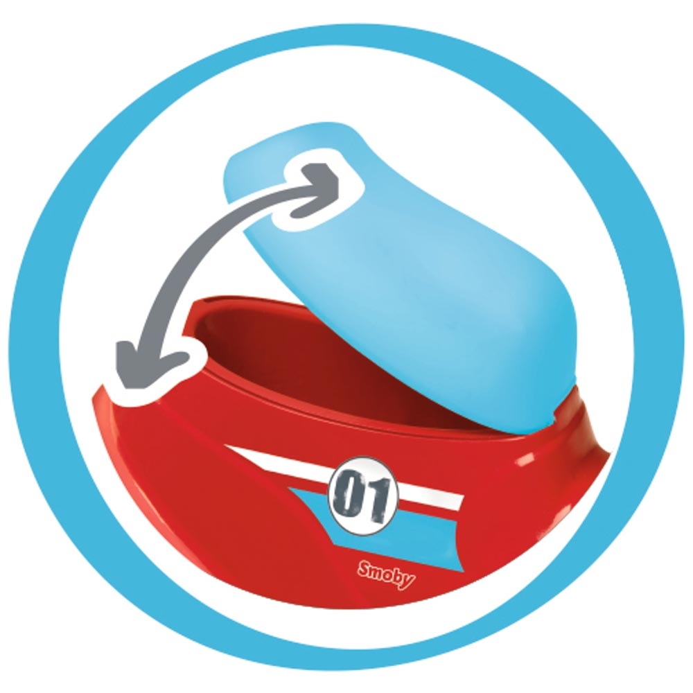 Scuter smoby scooter ride-on red
