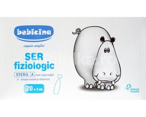 Ser fiziologic Bebicina 20 doze Omega Pharma