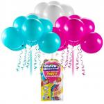 Baloane de petrecere set rezerve roz bleu alb Bunch O Balloons 24 baloane