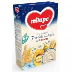 Cereale cu lapte Milupa Vise Placute 7 cereale cu lapte si 4 fructe 250g 6luni+