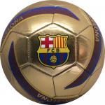 Minge FC Barcelona Logo Gold marimea 5 metalica