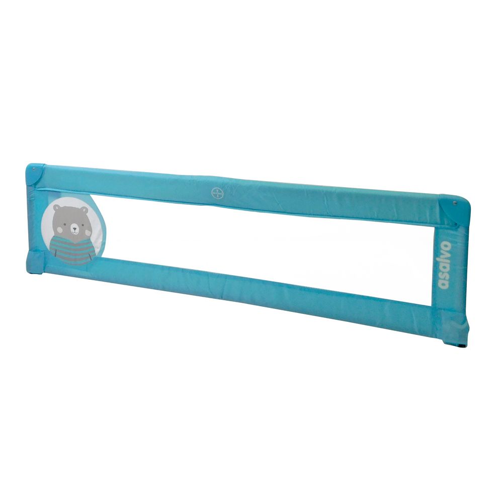 Bariera de protectie pentru pat Asalvo Bed Rail 150 cm Teddy Turquoise