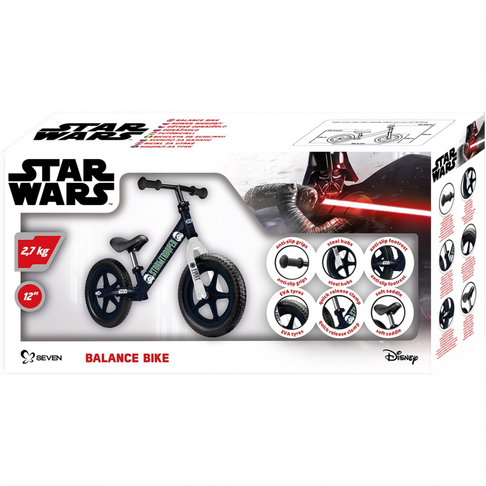 Bicicleta fara pedale 12 Star Wars Stormtrooper Seven - 2