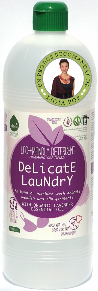 Detergent ecologic pentru rufe delicate 1L Biolu Articole imagine noua responsabilitatesociala.ro