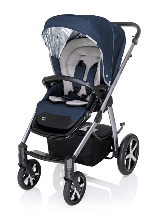 Carucior multifunctional Baby Design Husky + Winter Pack 03 Navy 2020