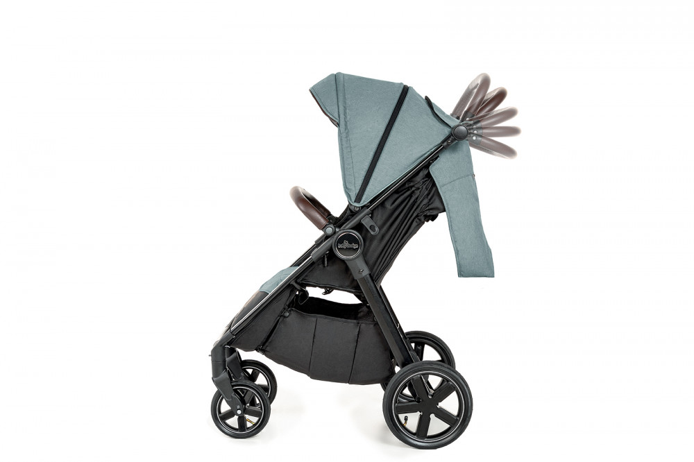 Carucior sport cu roti gonflabile Baby Design Look Air 17 Graphite 2020 - 1