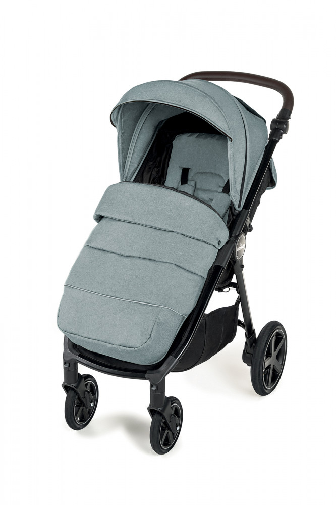 Carucior sport cu roti gonflabile baby design look air 27 light gray 2020