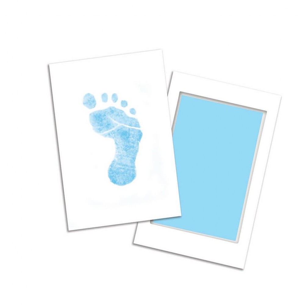 Kit amprenta cu cerneala pentru piciorus bleu Pearhead