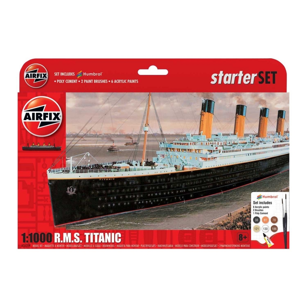 Kit constructie Airfix nava de croaziera R.M.S. Titanic Gift 1:1000