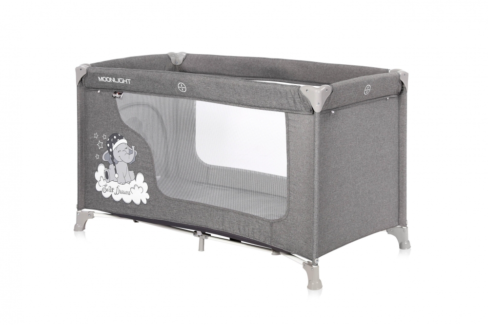 Patut pliabil moonlight 1 nivel grey luxe