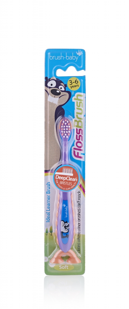 Periuta de dinti Soft Flossbrush 3-6 ani Brush Baby - 2 | YEO