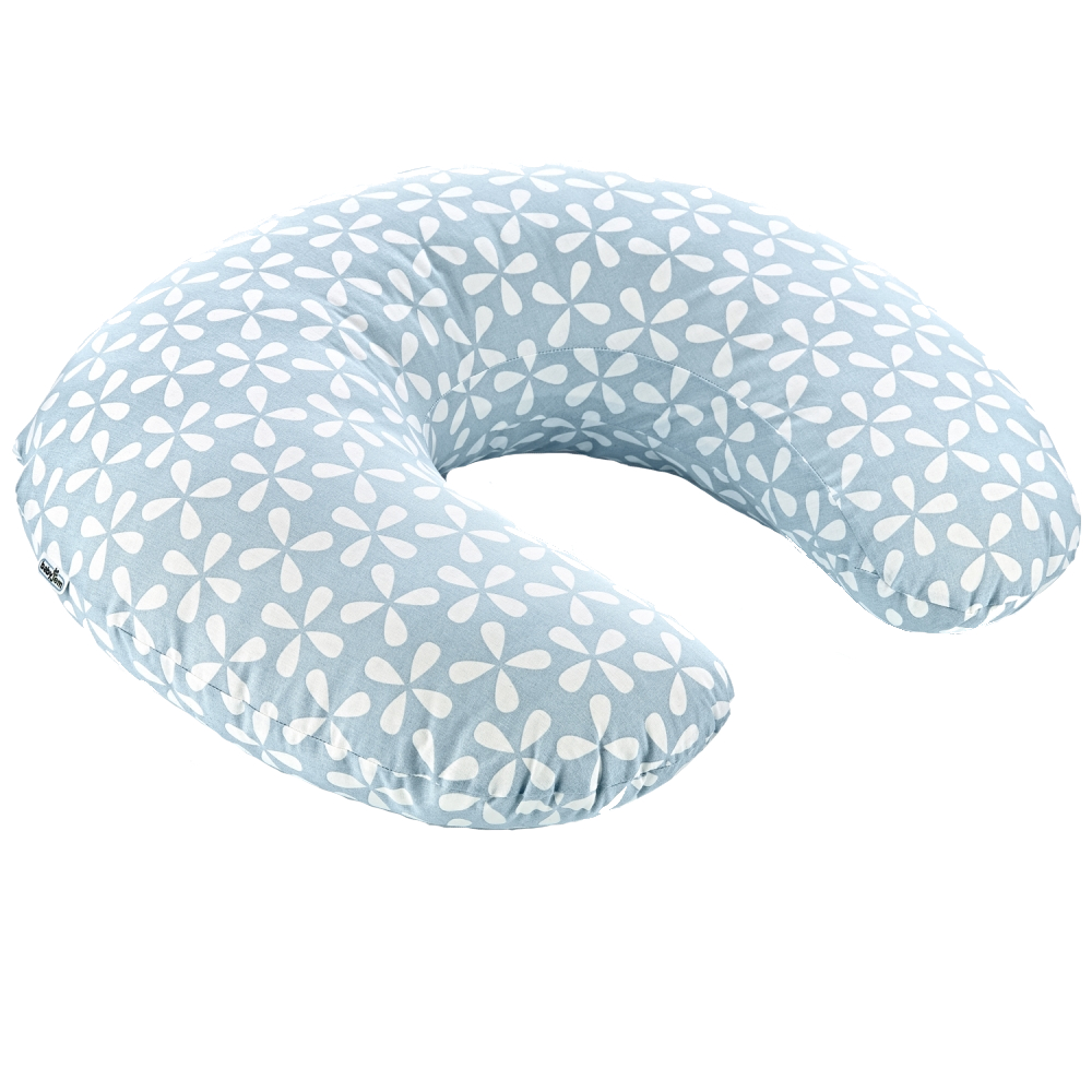 Perna pentru alaptat 2 in 1 Nursing Pillow Blue Clover