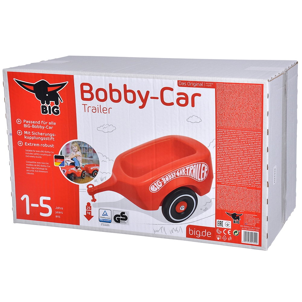Remorca Big Bobby Car red - 2